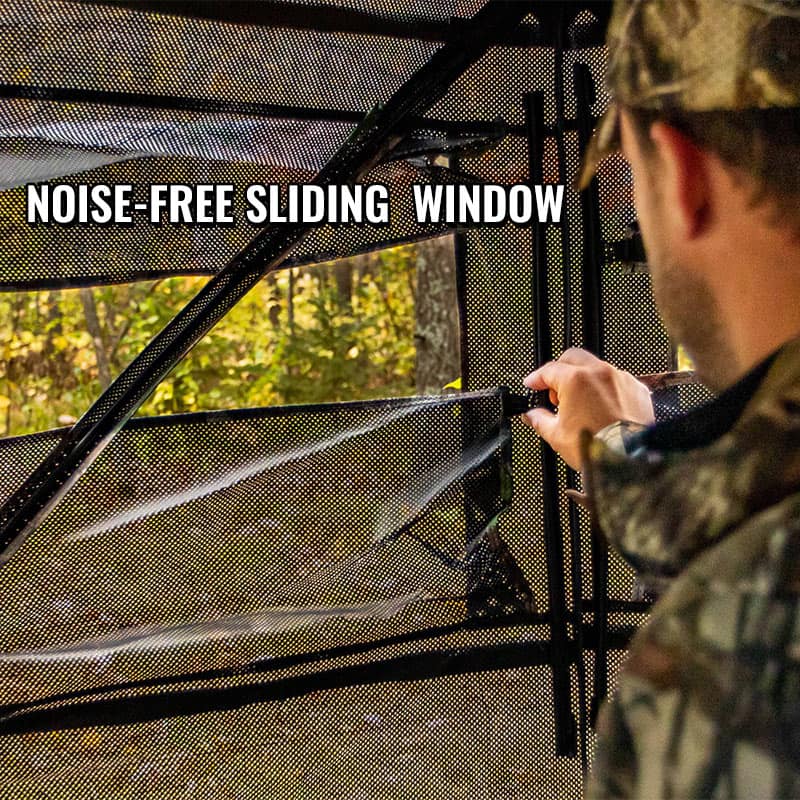 hunting blind with noise-free sliding window