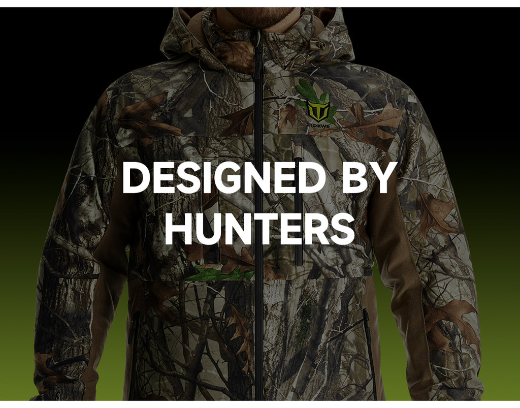 TideWe Inferno Heated Silent Hunting Jacket designes by hunters