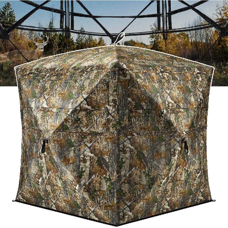 VisX VisMax see-through deer blind for mobile and value-focused hunting