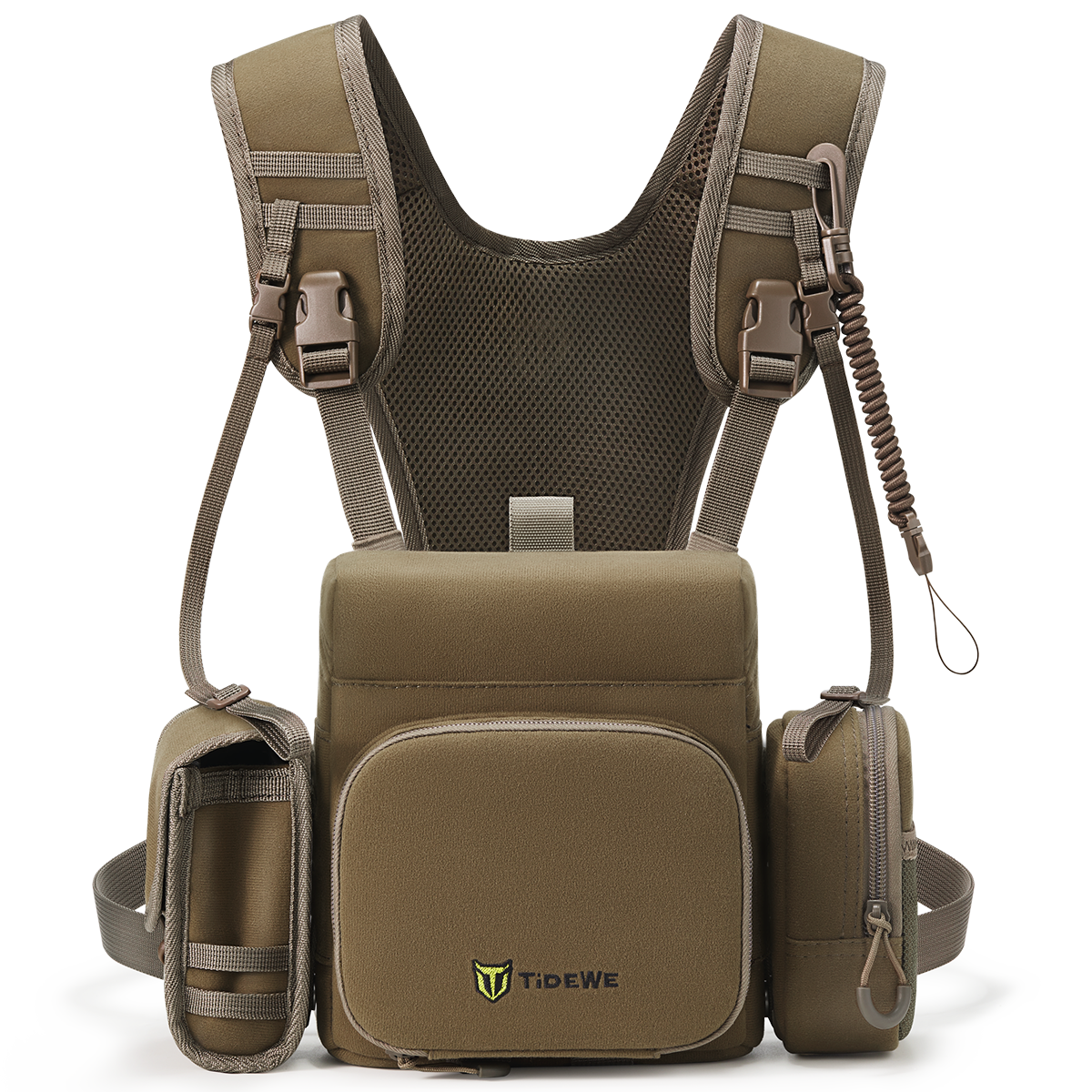 MOLLE System Binocular Harness Chest Pack, Brown / V2