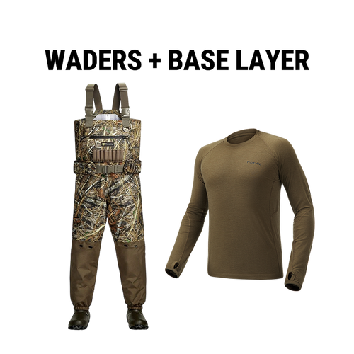 V,main,Breathable Wader + Merino 150 Shirt
