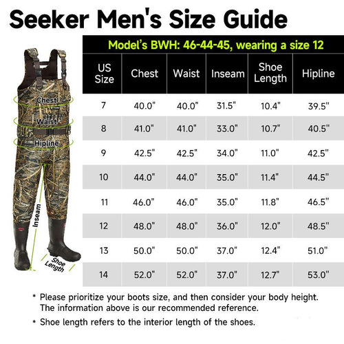 Kinetic Neorush Bootfoot Wader Grey Camo Kinetic Neorush Bootfoot Wader Grey Camo