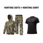 V,main,Camo hunting suit+Black shirt