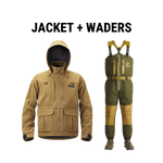 V,main,Jacket: Marsh Brown; Waders: Marsh Moss