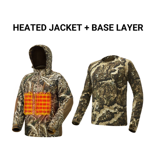 V,main,Jacket: Realtree MAX-5 + Base Layer: Veil Whitetail