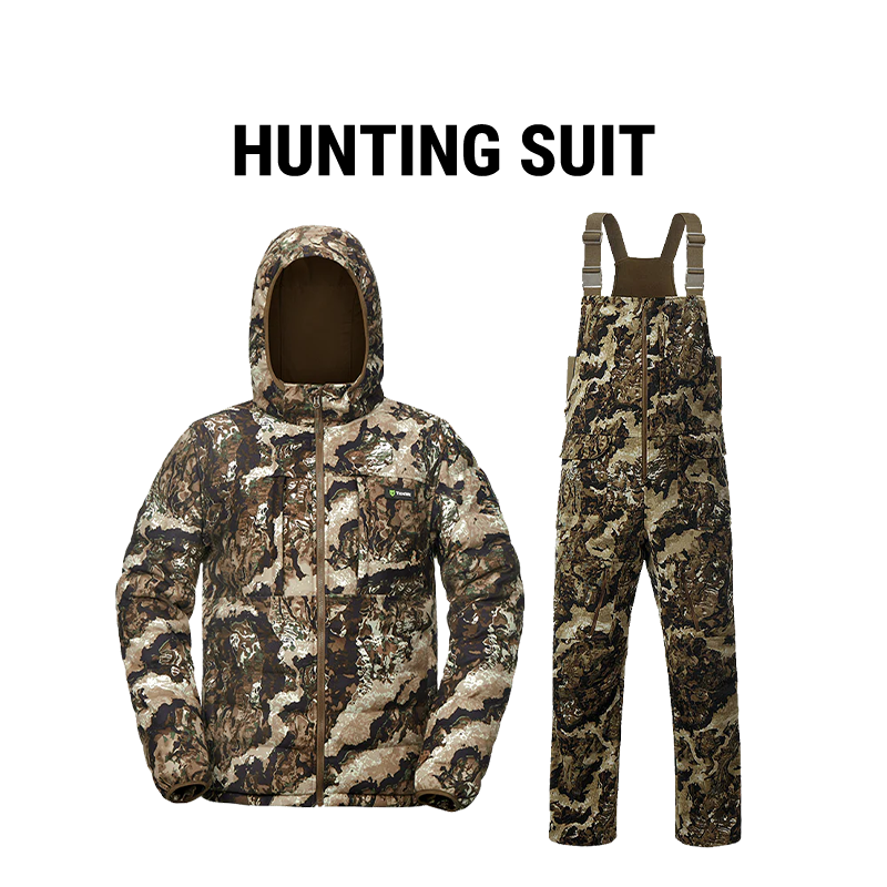 Hooded Insulated Hunting Jacket and TimberGhost TideShell™ Silent