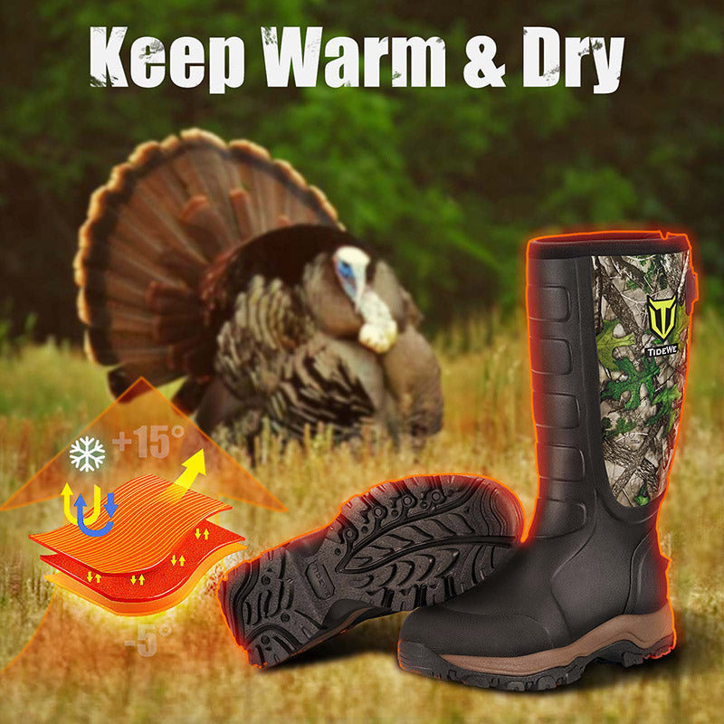 TideWe hunting boots can keep warm& dry 