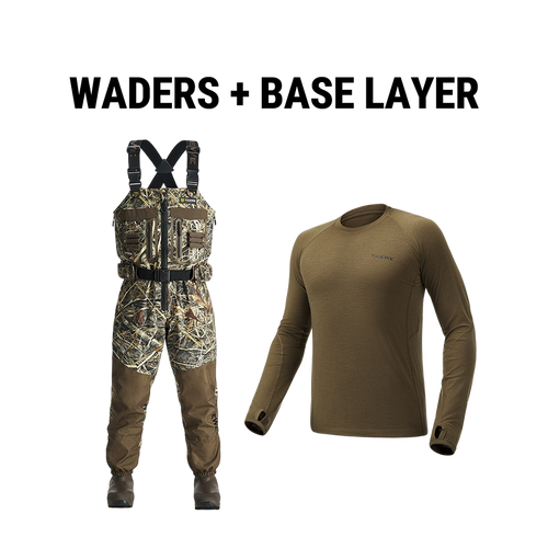 V,main,Next Camo Evos Wader + Merino 150 Shirt