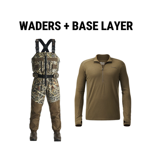 V,main,Next Camo Evos Wader + Merino 200 Shirt