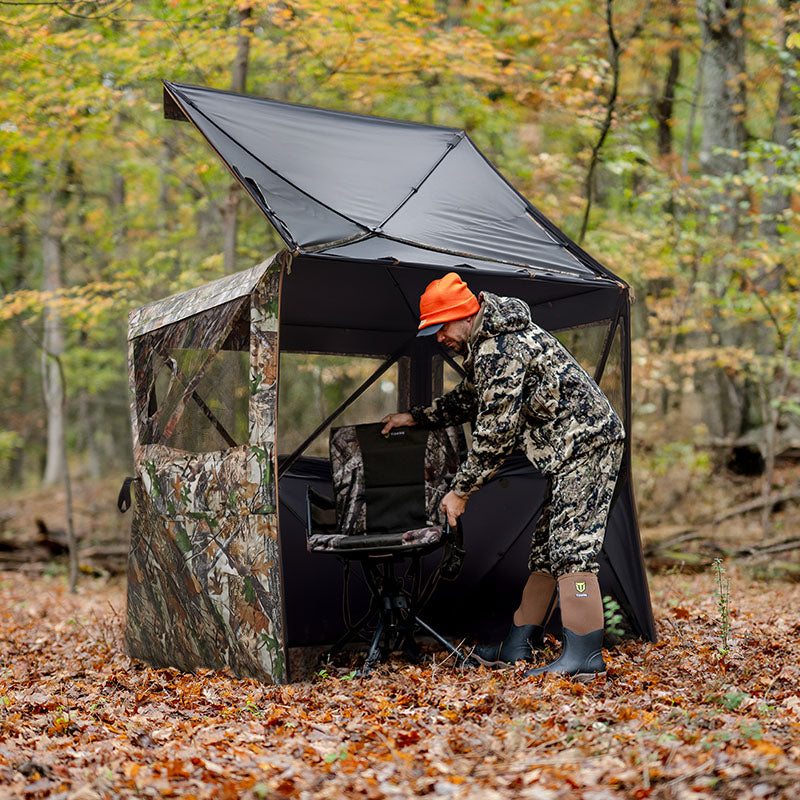 Shoot Through Hunting Blind | Pop Up Deer Ground Blind Tent