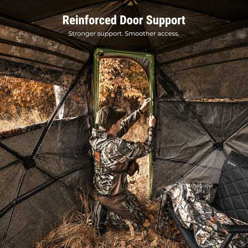 TIDEWE VisTall 360 See-Through Ground Blind