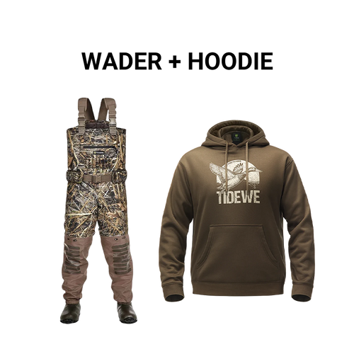 V,main,Waders: Next EVOS + Hoodie: Brown