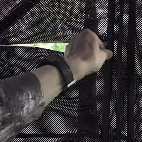 270 Degree See Through Hunting Blind with slide window