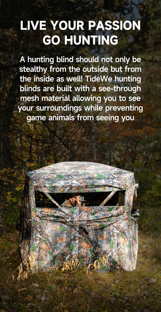hunting blind can give you passion to go hunting
