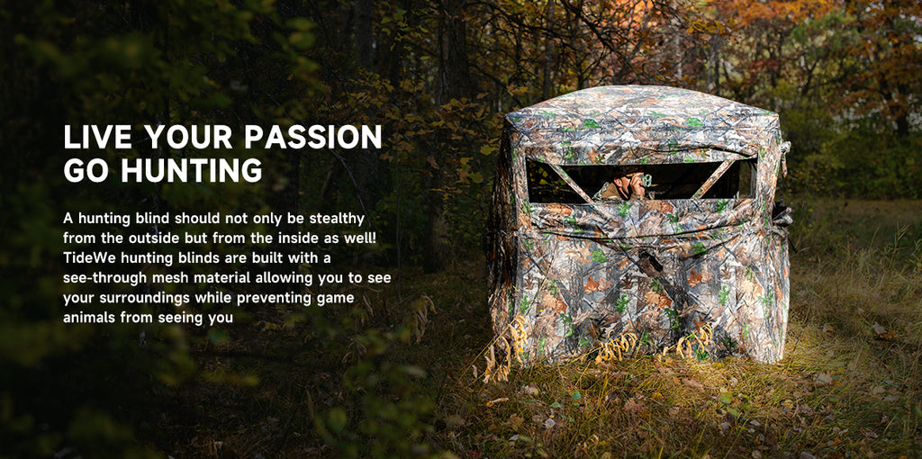 hunting blind can give you passion to go hunting