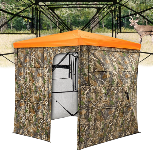 tent blind 270 Degree See Through Hunting Blind | 3-4 Person Portable Tent Blind
