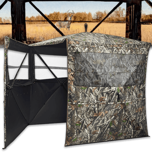 tent blinds 360° See Through Pop Up Blind | 3-4 Person Blind Tent for Deer Hunting