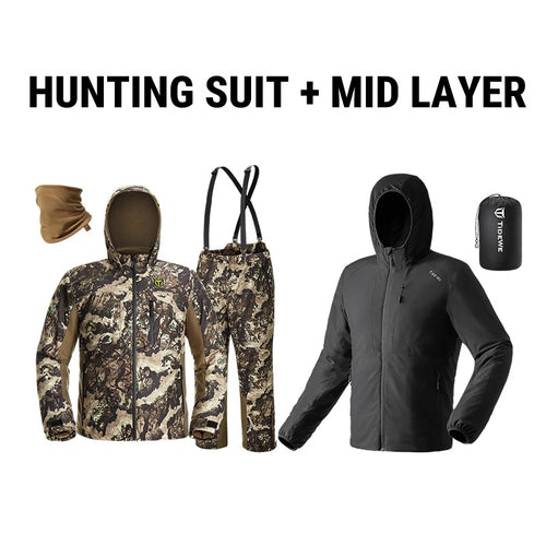 V,main,Suit: Veil Whitetail+Mid Layer: Black