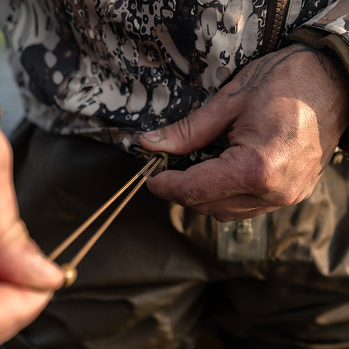 V,Jacket: Veil Avayde; Waders: Timber Shadow