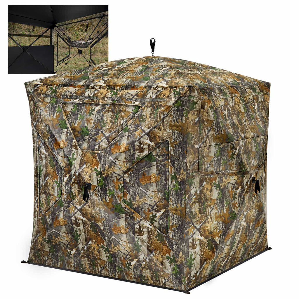 Silent Camouflage hunting blind