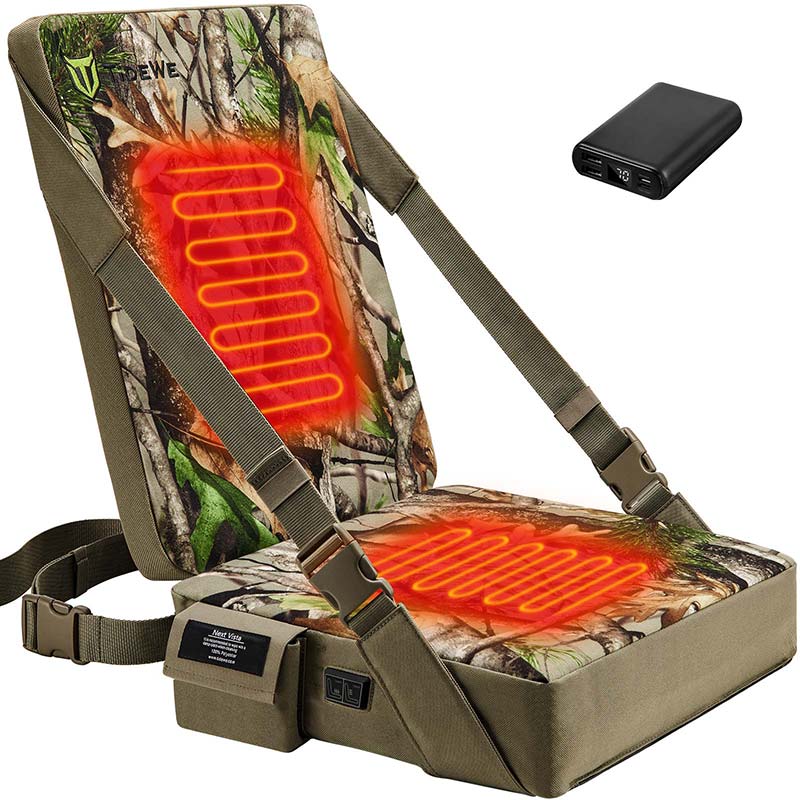 Heated Hunting Seat Cushion Heated Tree Stand Seat - TideWe