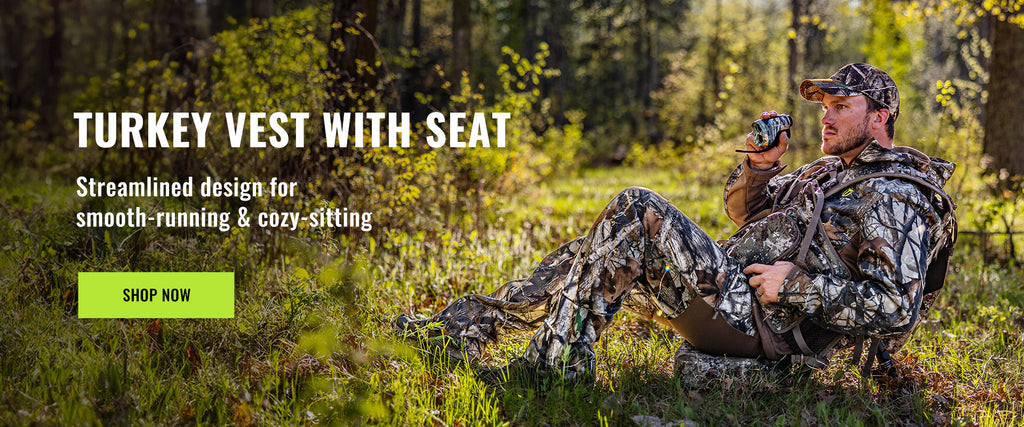 TideWe Turkey Hunting Vest with Seat