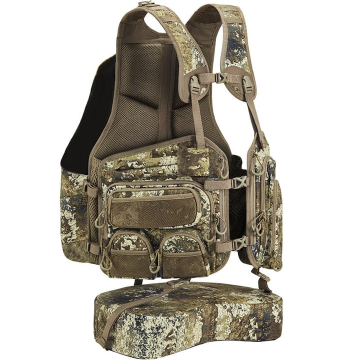 TideWe Turkey Hunting Vest With Seat Cushion and Game Pouch