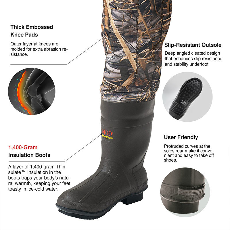 TideWe hunting wader with insulation boots