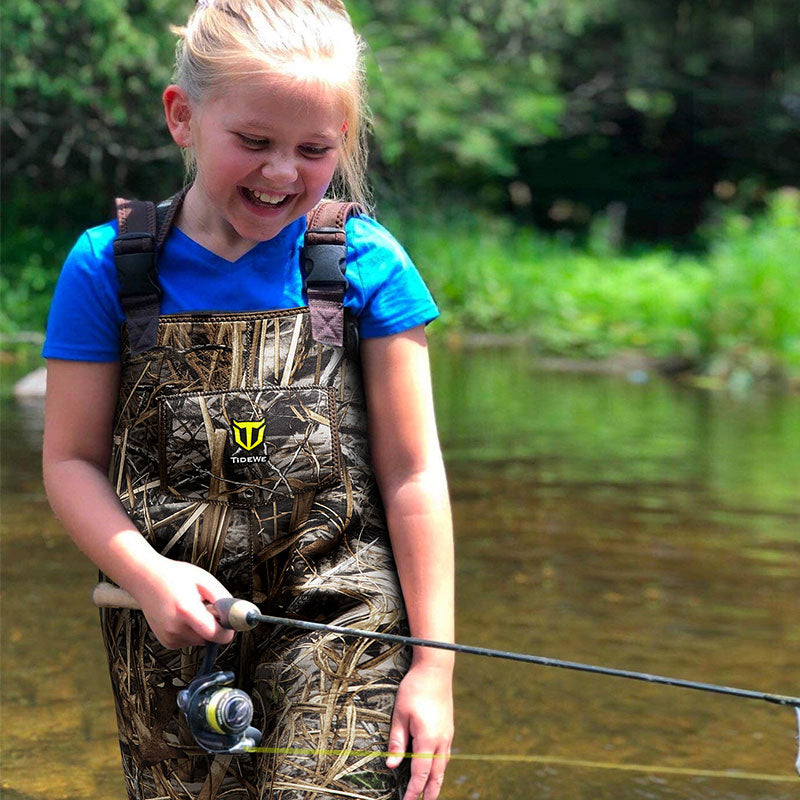 Kids Chest Waders Neoprene Fishing Waders for Toddler & Children