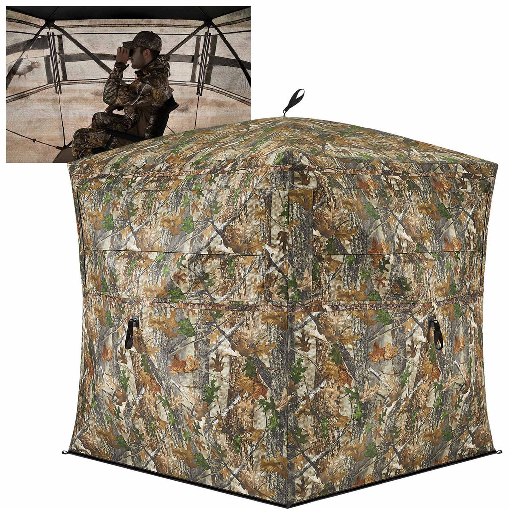 DUKUSEEK Heated Hunting Seat Cushion, Waterproof Hunting Cushion with  Battery for Tree Stand & Ladder Stand, Camouflage Portable Seat Pad for  Hunting
