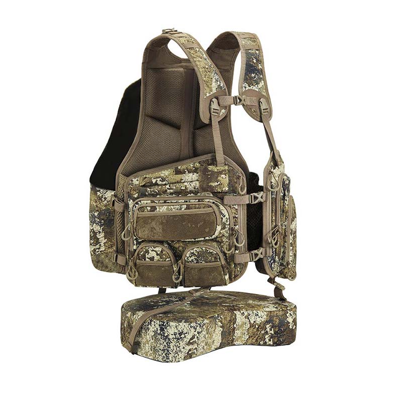 Turkey Hunting Vest with Seat and Kickstand TideWe