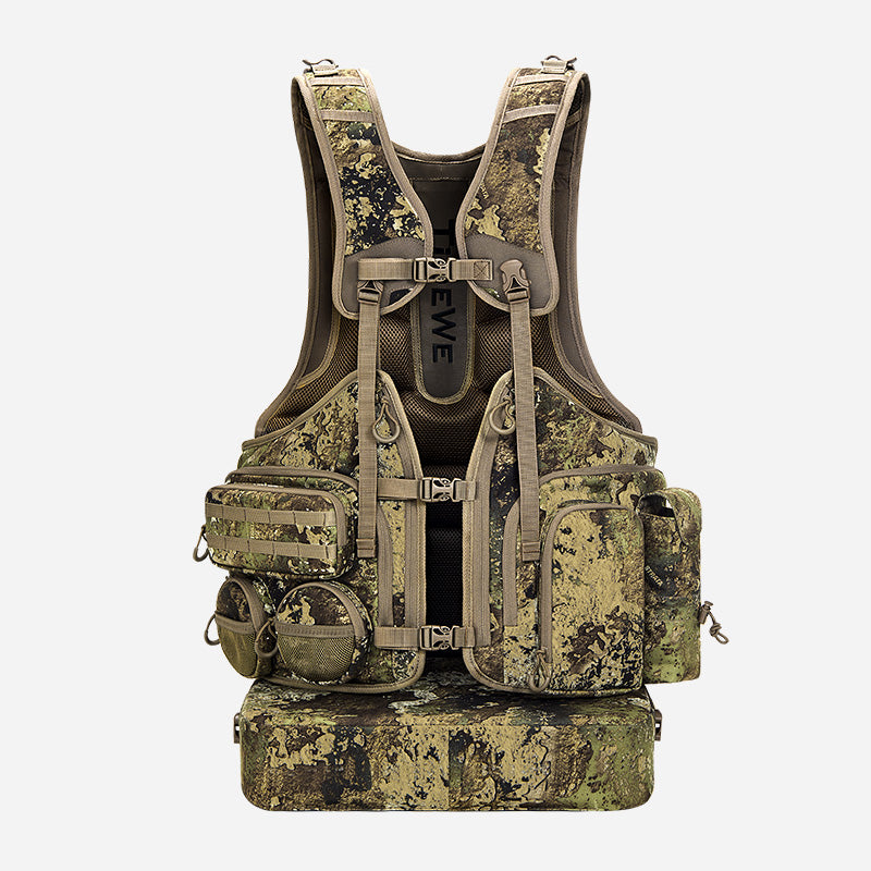 Turkey Hunting Vest with Seat and Kickstand TideWe