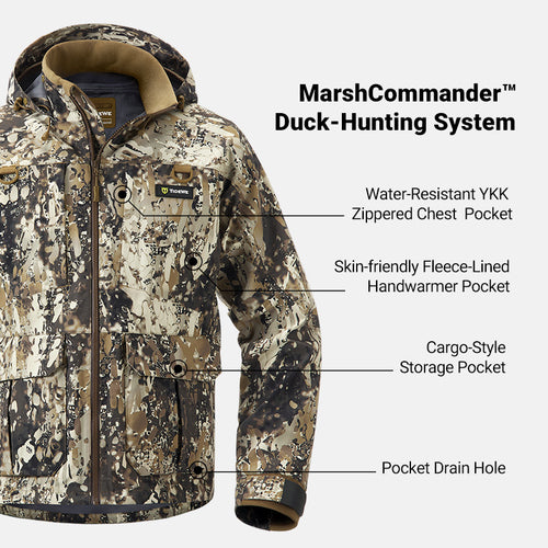 V,Jacket: Veil Avayde; Waders: Timber Shadow