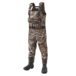 5mm Neoprene Chest Waders with 1400 Gram Insulation Rubber Boots