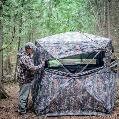 Tidewe VisMax See Through 3-4 Person Pop Up Ground Hunting Blind