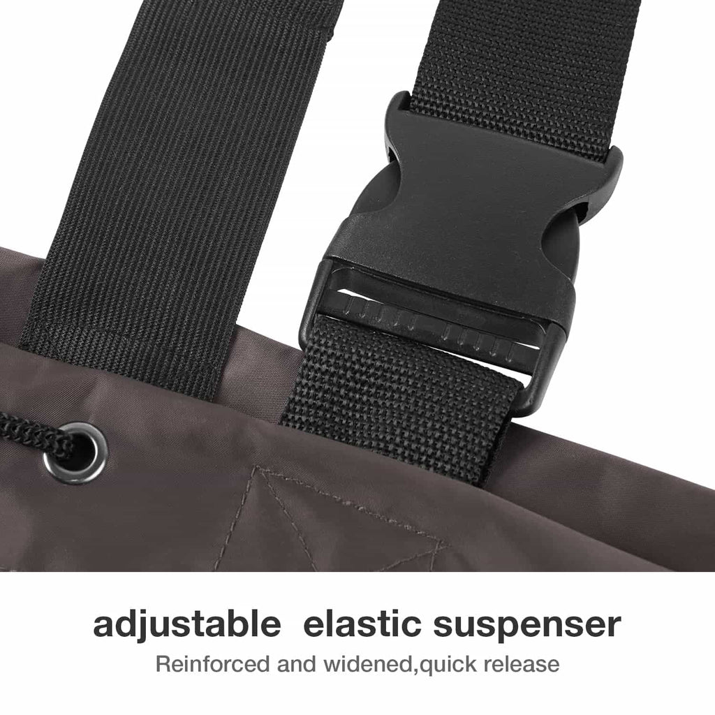 Adjustable elastic suspenser demonstration