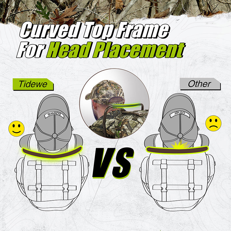 External Frame Backpack 5500cu Hunting Frame Pack TideWe