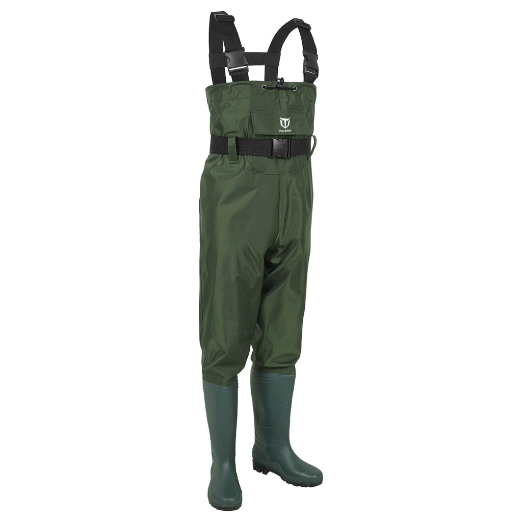 Fishing Waders  Brown Chest Waders with Bootfoot - TideWe