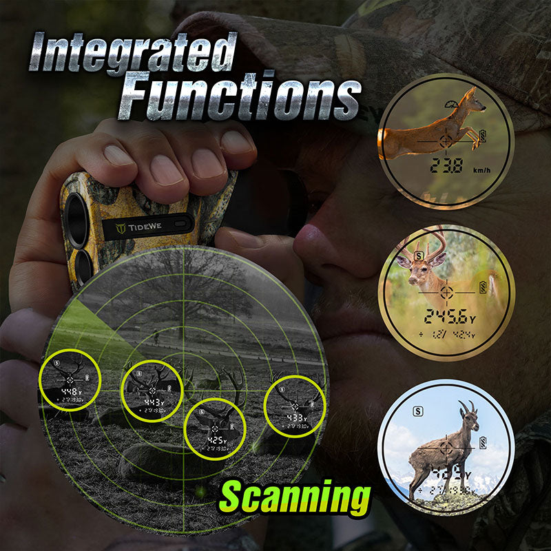 integrated functions TideWe Deer Hunting Rangefinder