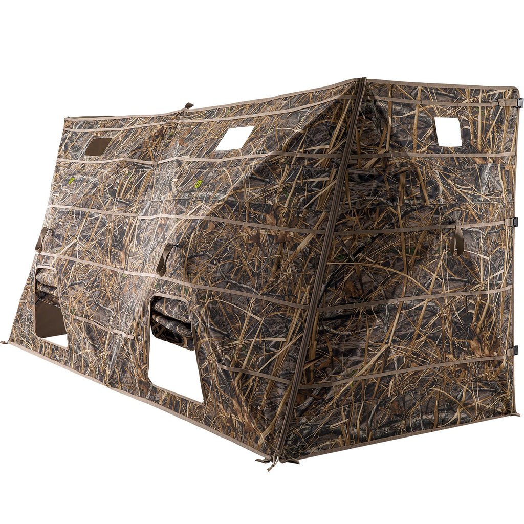 Tidewe Panel Blind: Camouflage tent with windows, easy to carry & assemble, designed for versatile use, sturdy & durable, user-friendly design.
