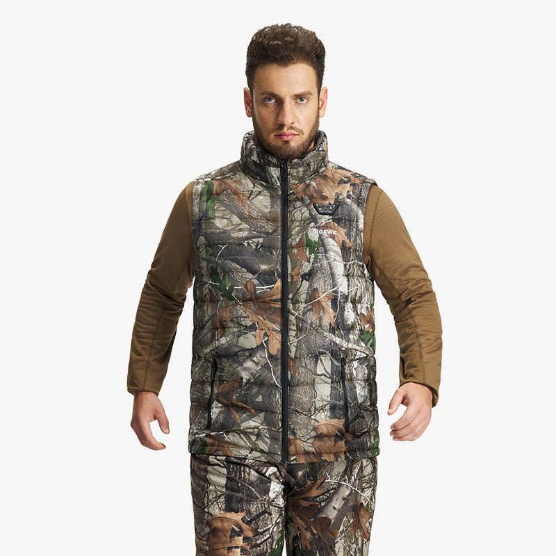 HOT Tidewe Camo Heated Vest Men's Camo Heated Vest With