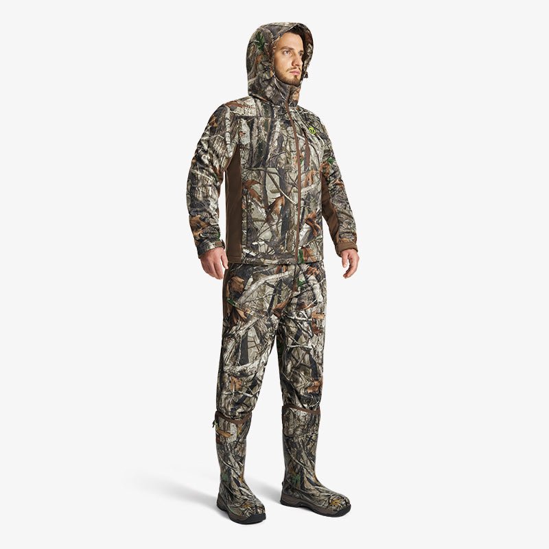 Waterproof Hunting Clothes Camo Jacket and Pants TideWe